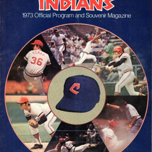 1973 Cleveland Indians program
