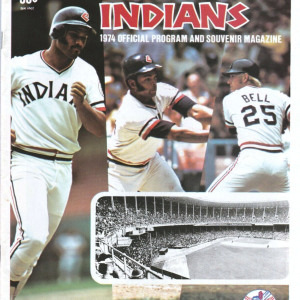 1974 Cleveland Indians program