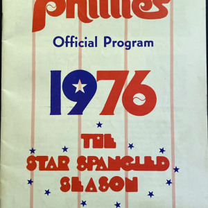 1976 Reading Phillies program