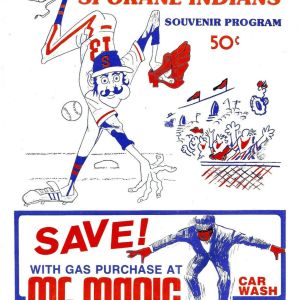 1977 Spokane Indians program