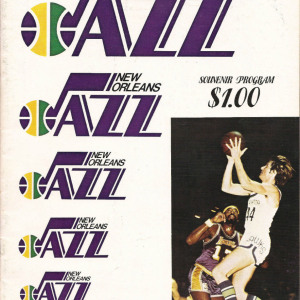 1974-75 New Orleans Jazz program