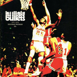 1971-72 Baltimore Bullets program
