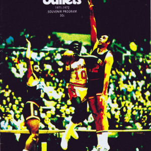 1971-72 Baltimore Bullets program
