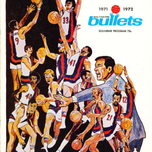 1971-72 Baltimore Bullets playoff program