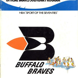 1971-72 Buffalo Braves program