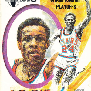 1971-72 Utah Stars playoff program