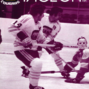 1972-73 Chicago Cougars program