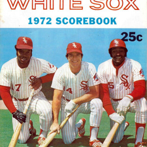 1972 Chicago White Sox program