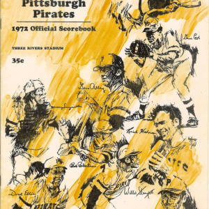 1972 Pittsburgh Pirates program
