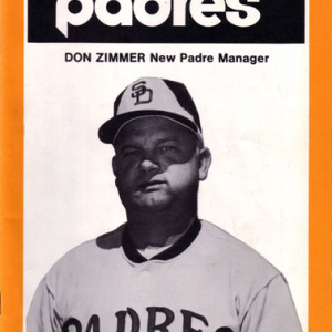 1972 San Diego Padres program