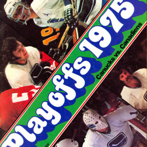 NHL Stanley Cup Playoff Program: Vancouver Canucks (1974-75)