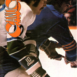 1975-76 Vancouver Canucks program