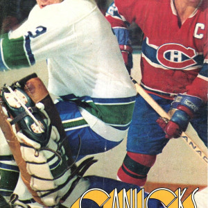 1975-76 Vancouver Canucks program