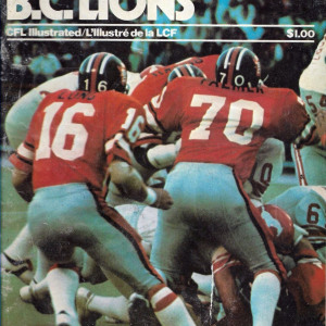 1976 CFL Illustrated Program