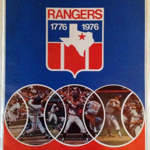 1976 Texas Rangers program