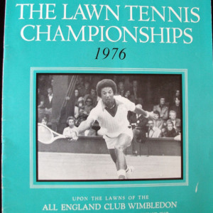 1976 Wimbledon Championships program
