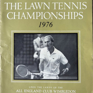 1976 Wimbledon Championships program
