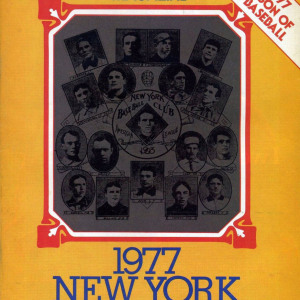 1977 New York Yankees program