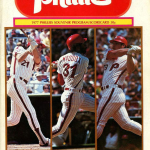 1977 Philadelphia Phillies program
