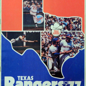 MLB Program: Texas Rangers (1977)