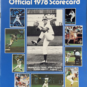 1978 Seattle Mariners program