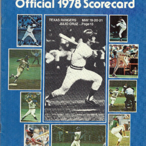 1978 Seattle Mariners program