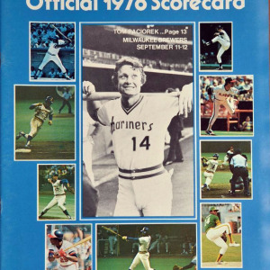1978 Seattle Mariners program