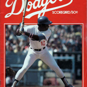 1979 Los Angeles Dodgers program
