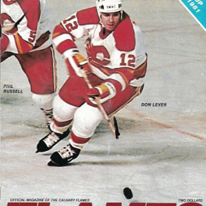 1981 Calgary Flames playoff program