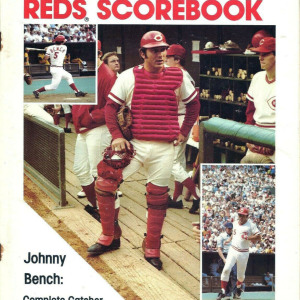1980 Cincinnati Reds program