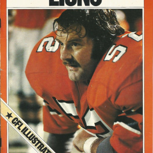 1981 CFL Illustrated program