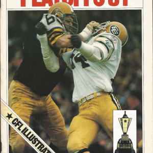 1981 CFL Illustrated program