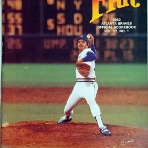 1982 Atlanta Braves program