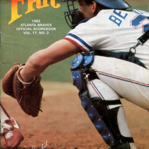 1982 Atlanta Braves program