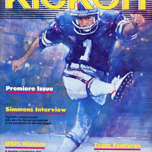 1983 USFL Kickoff Magazine Program
