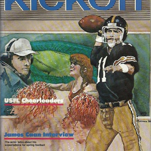 1983 USFL Kickoff Magazine Program