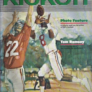 1983 USFL Kickoff Magazine Program