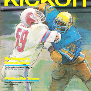 1983 USFL Kickoff Magazine Program