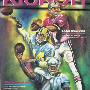1983 USFL Kickoff Magazine Program