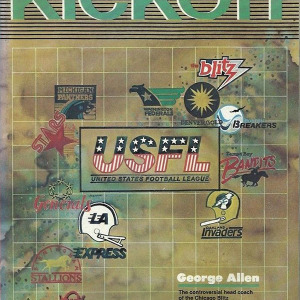 1983 USFL Kickoff Magazine Program