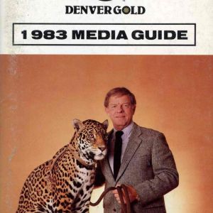 1983 Denver Gold media guide