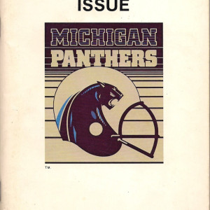 1983 Michigan Panthers media guide
