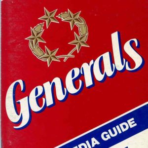 1983 New Jersey Generals media guide
