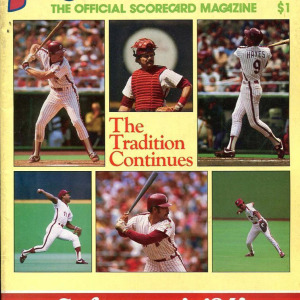 1984 Philadelphia Phillies program