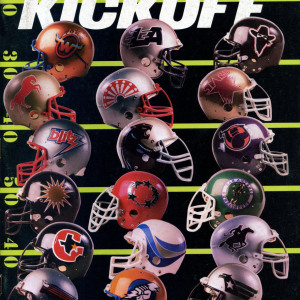 1984 USFL Kickoff Magazine program (#1)