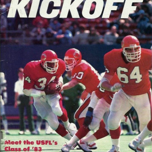 1984 USFL Kickoff Magazine program (#2)