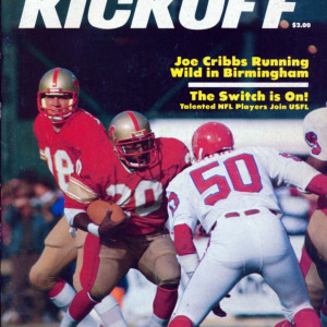 1984 USFL Kickoff Magazine program (#4)