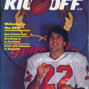 1985 USFL Kickoff Magazine program
