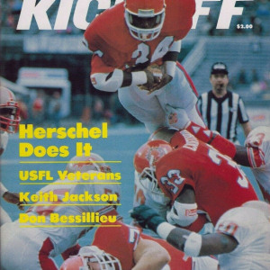 1985 USFL Kickoff Magazine program
