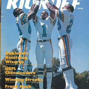1985 USFL Kickoff Magazine program
